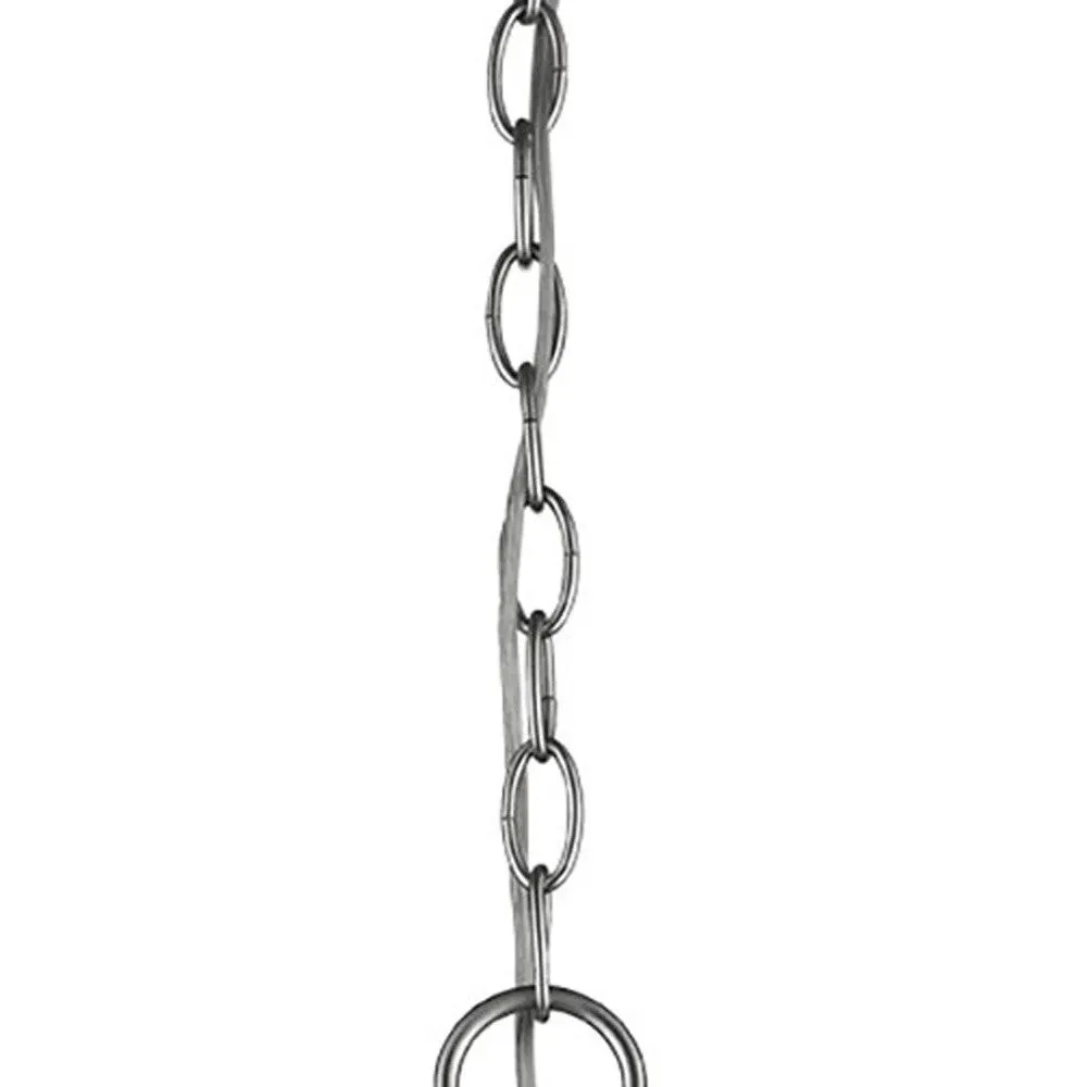 Minimalist Silver Metal Pendant Hanging Light