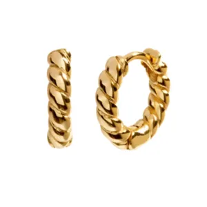 Miramar Sterling Silver Earrings plated in 18K Gold