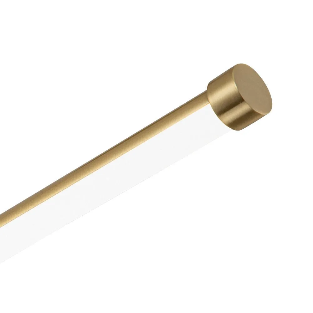 Modern Minimalist 3-Light LED Linear Chandelier