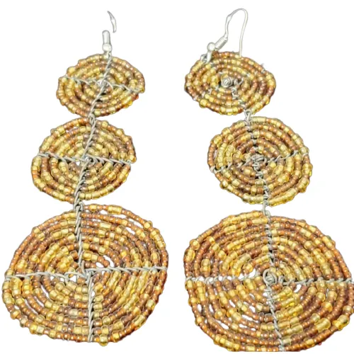 Neema Handcrafted beaded earrings