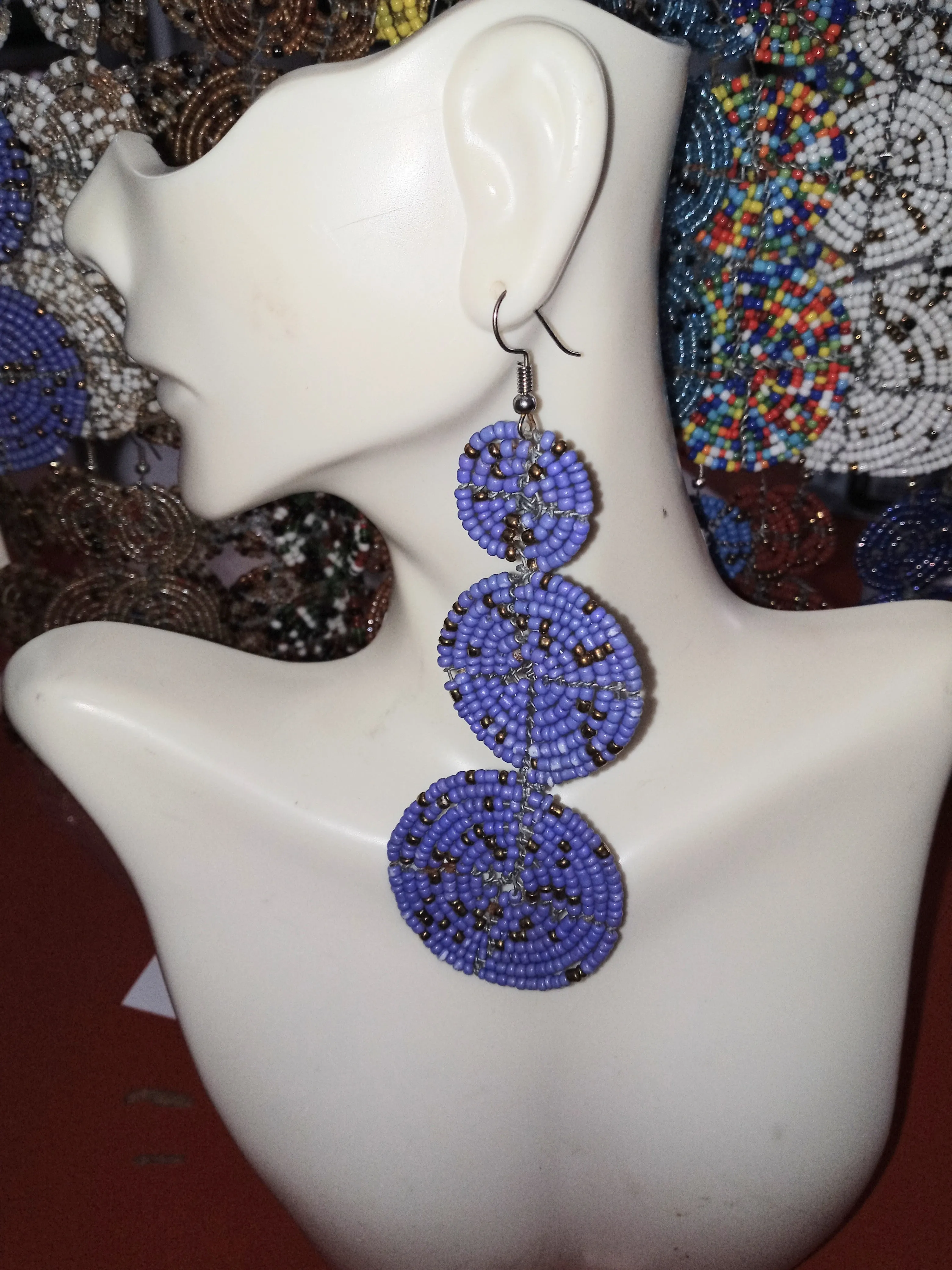 Neema Handcrafted beaded earrings