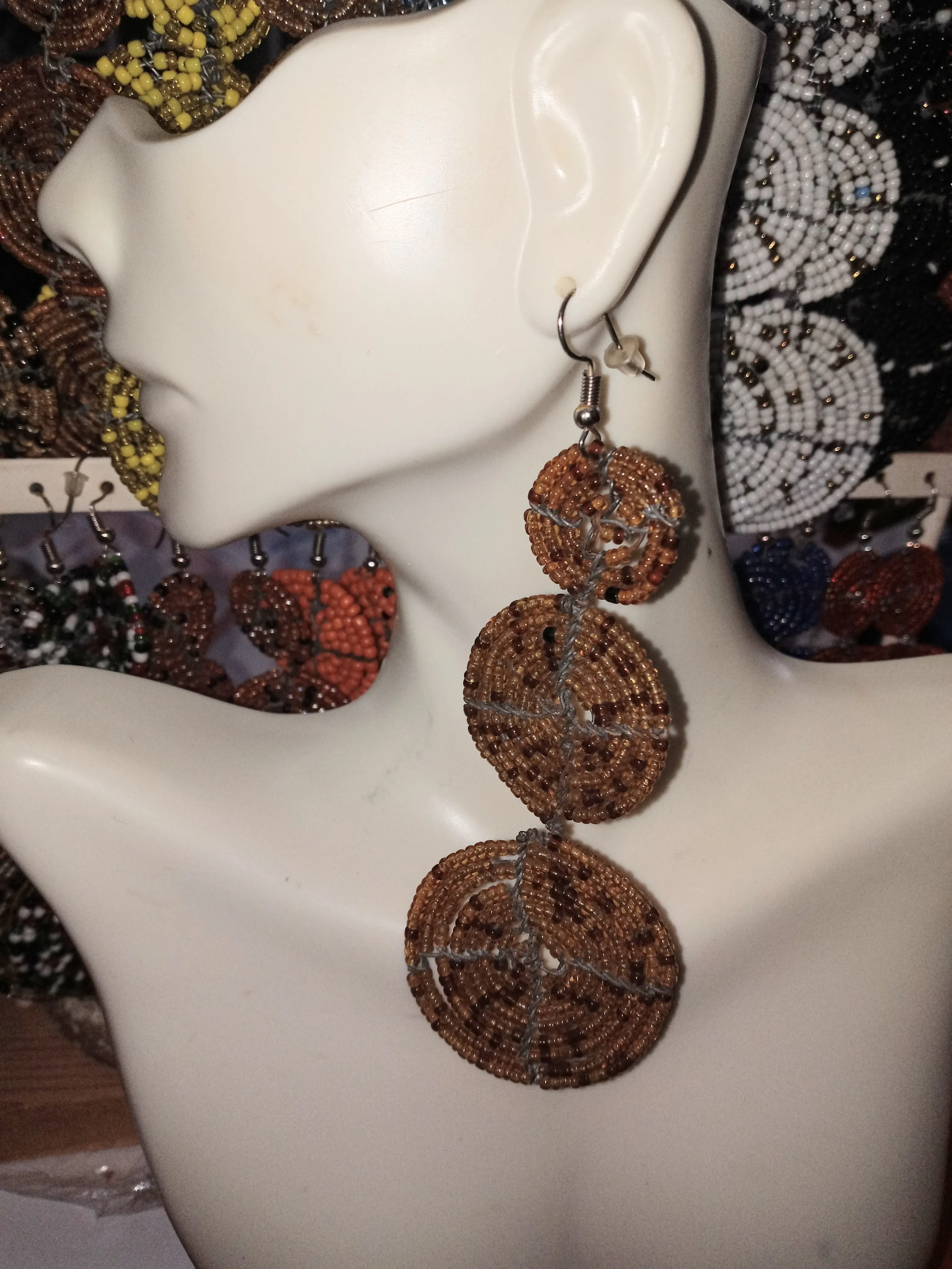 Neema Handcrafted beaded earrings
