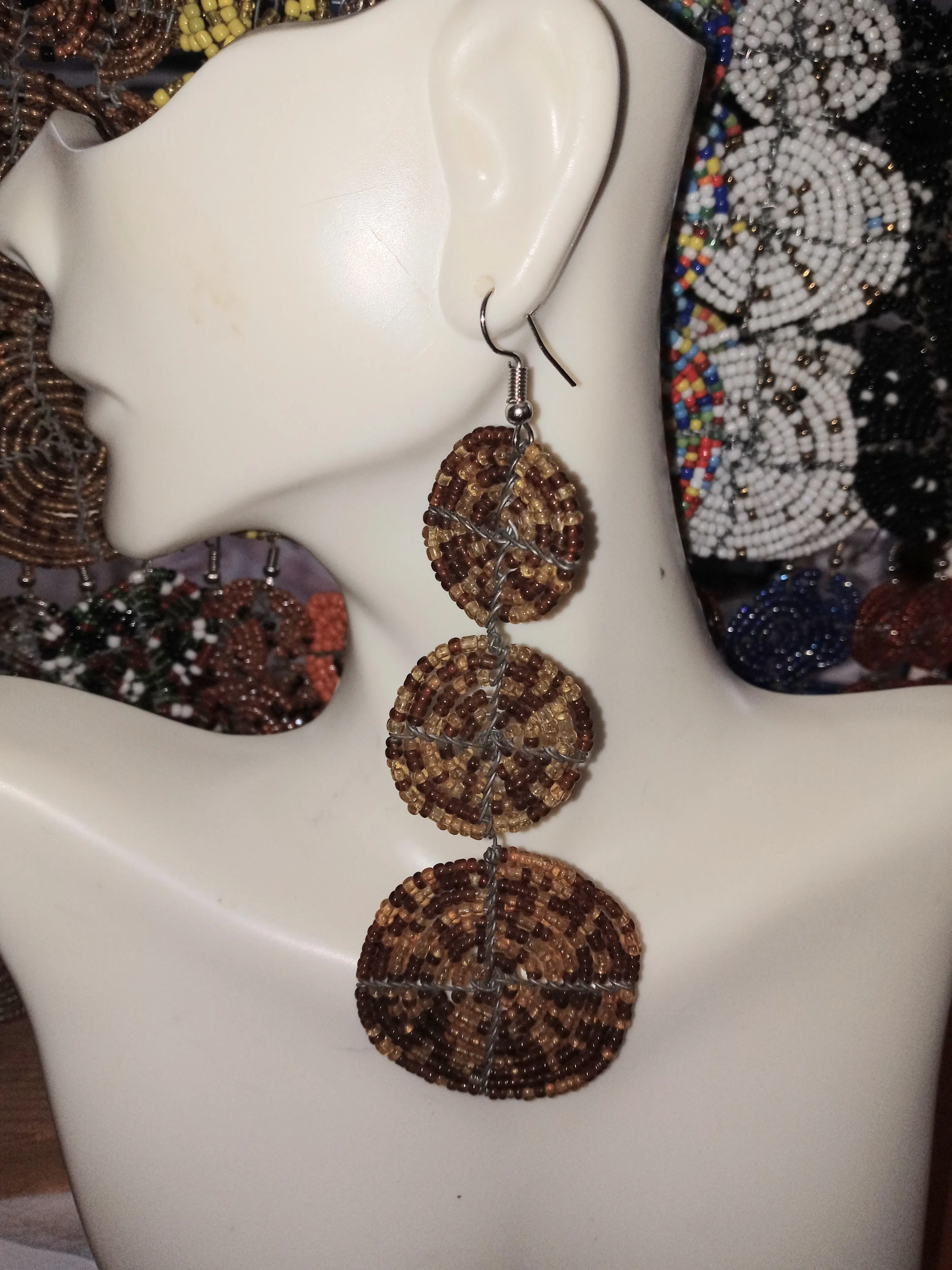 Neema Handcrafted beaded earrings