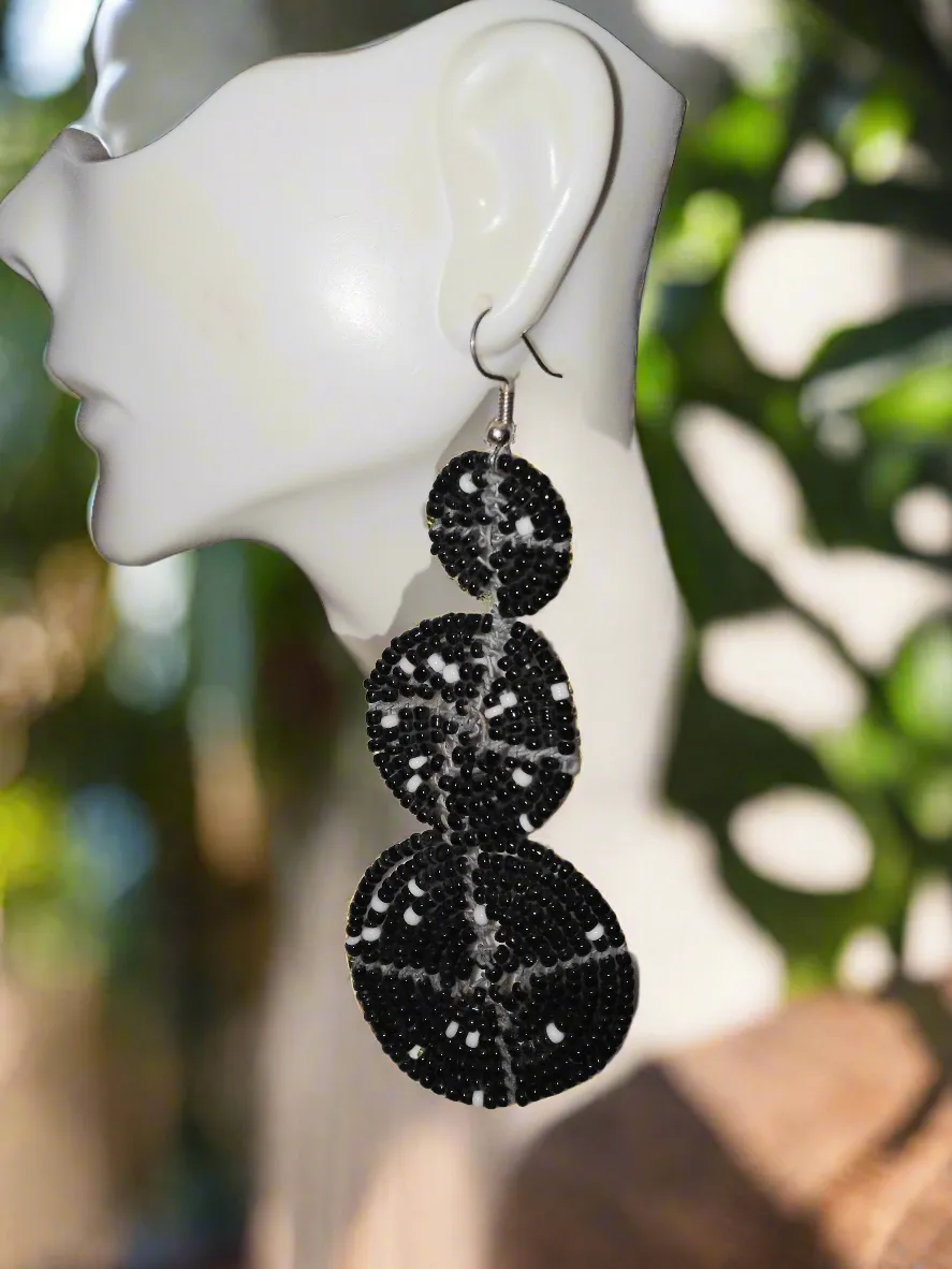 Neema Handcrafted beaded earrings