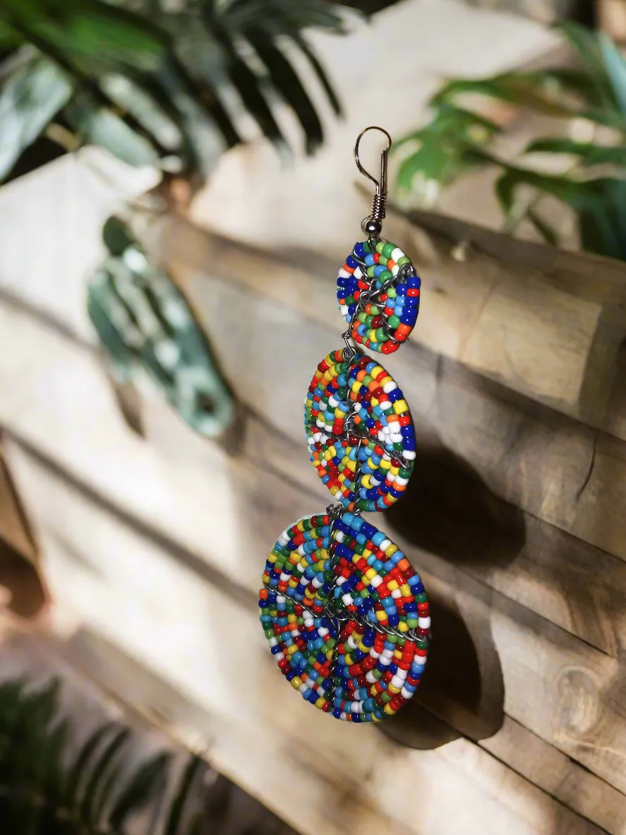 Neema Handcrafted beaded earrings