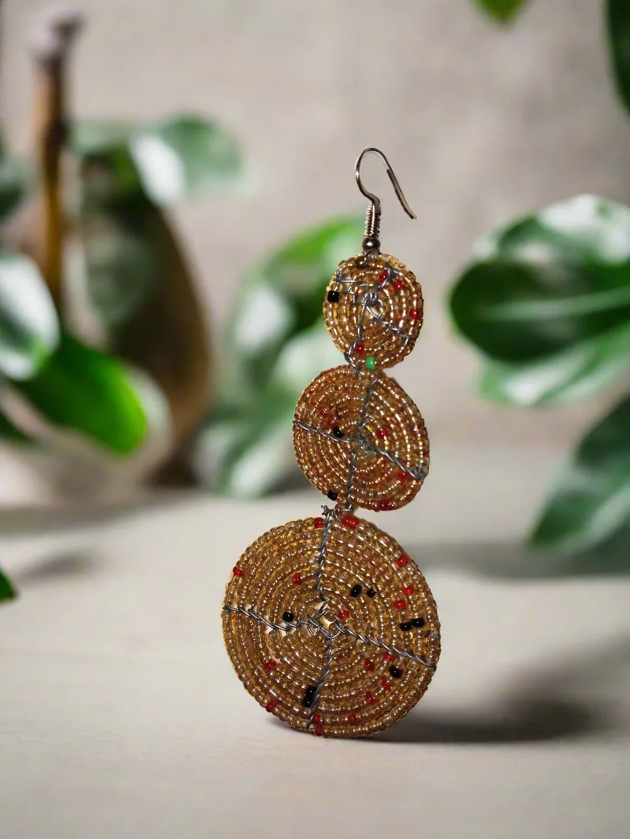 Neema Handcrafted beaded earrings