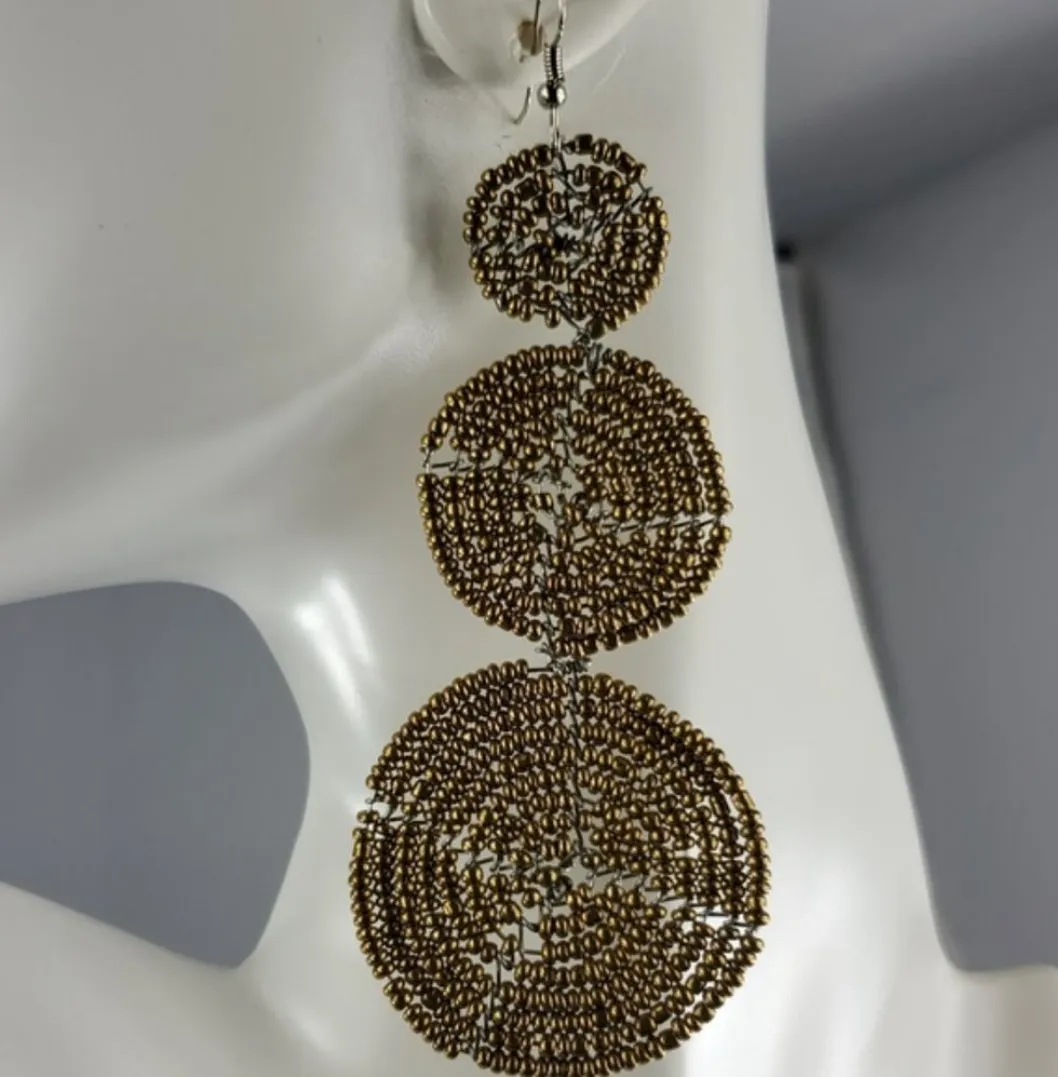 Neema Handcrafted beaded earrings
