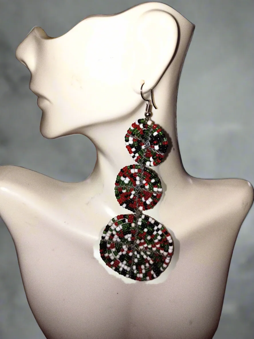 Neema Handcrafted beaded earrings