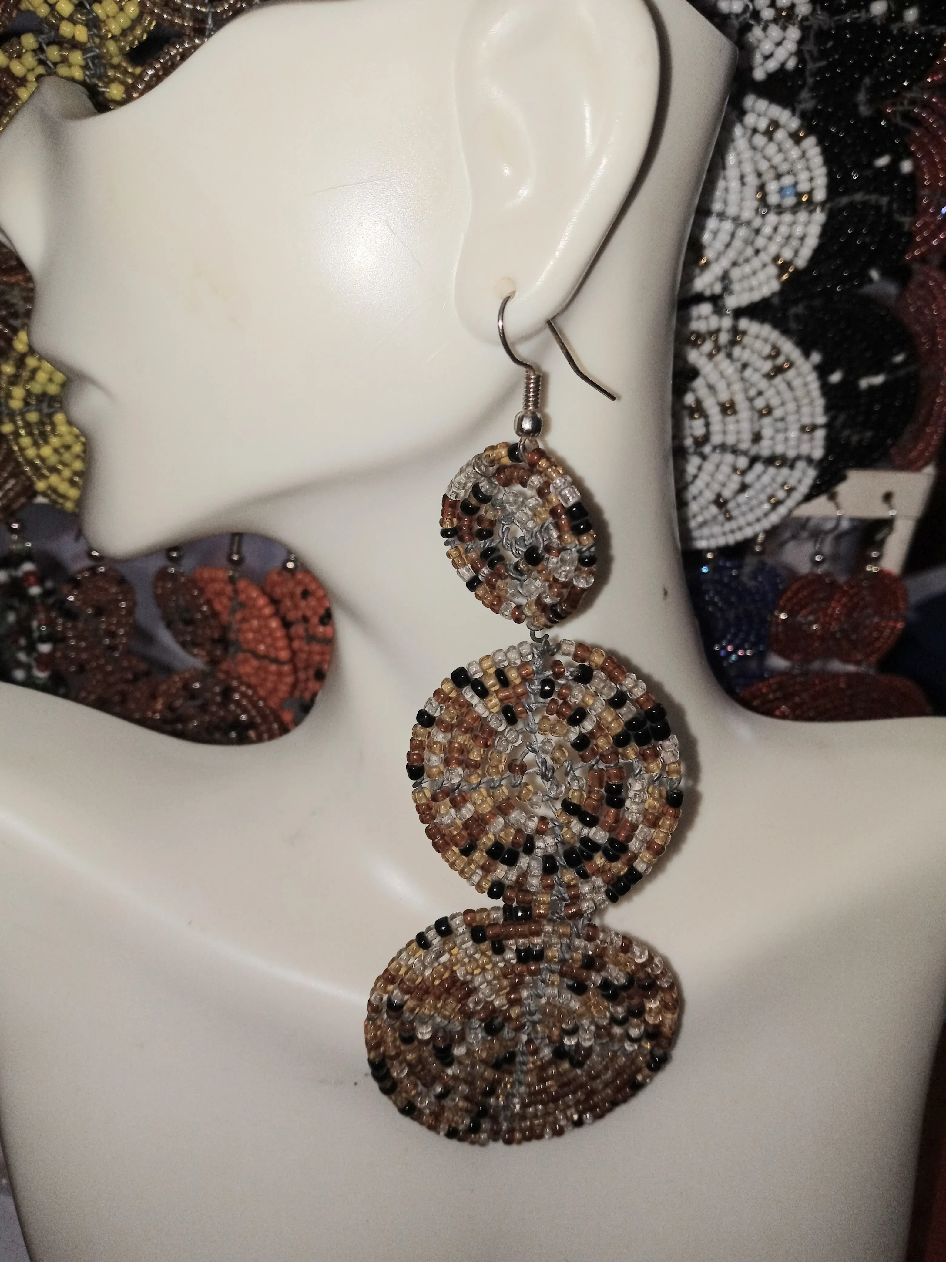 Neema Handcrafted beaded earrings