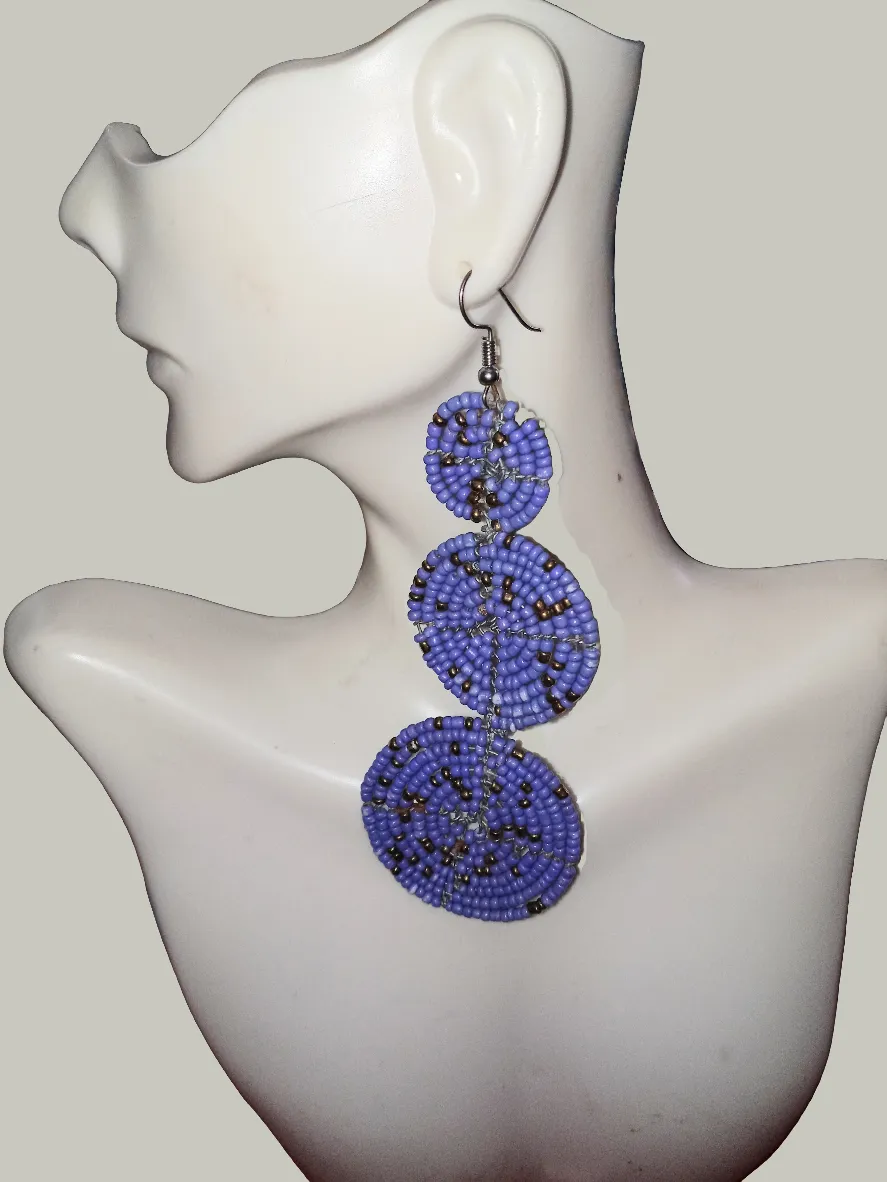 Neema Handcrafted beaded earrings