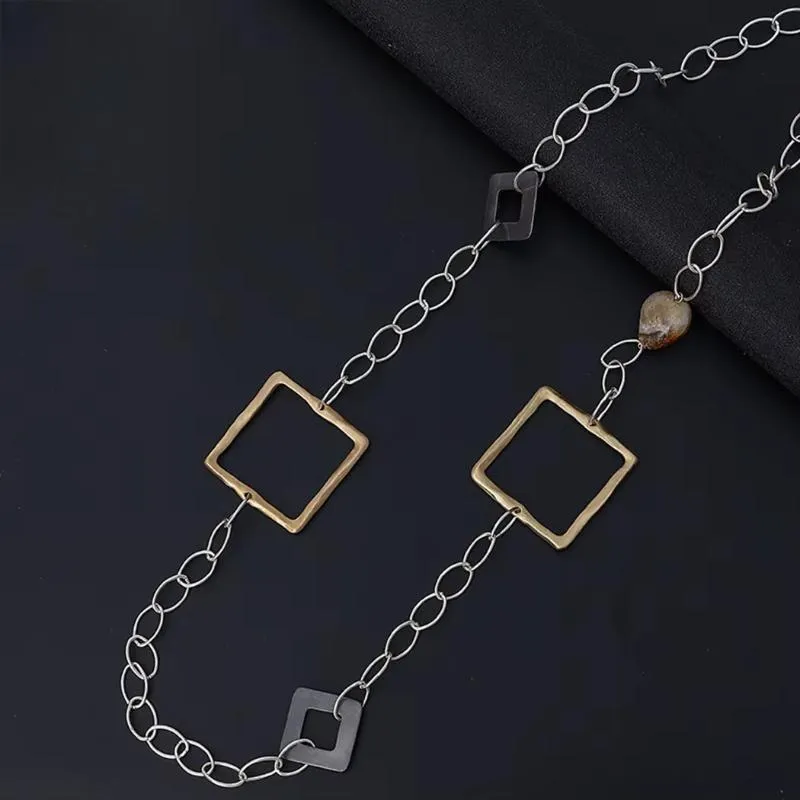 New in Vintage Long Chains Goth Necklace for Women