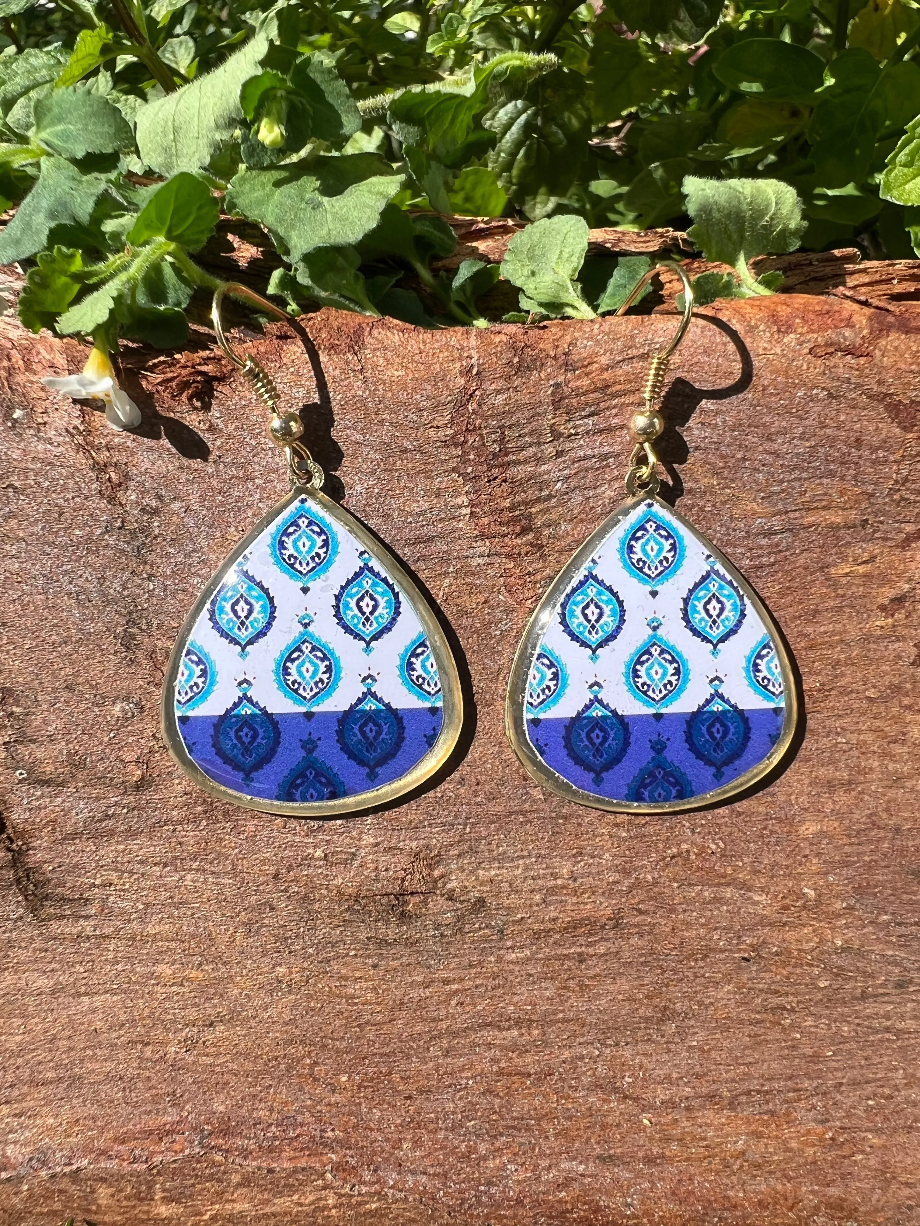 Oriental Pattern Earrings