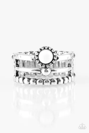 Paparazzi Ring ~ Summer Retreat - White