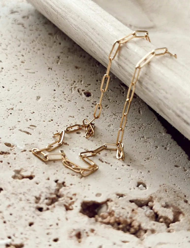 paperclip chain necklace