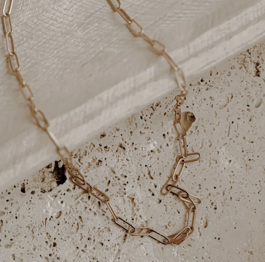 paperclip chain necklace