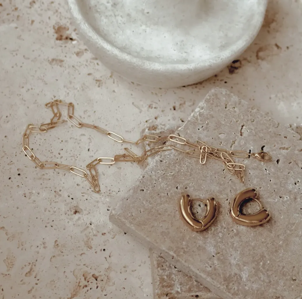 paperclip chain necklace