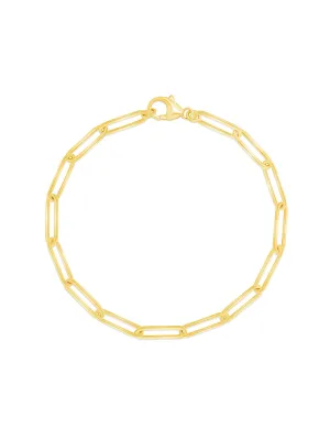 Paperclip 'L' Bracelet