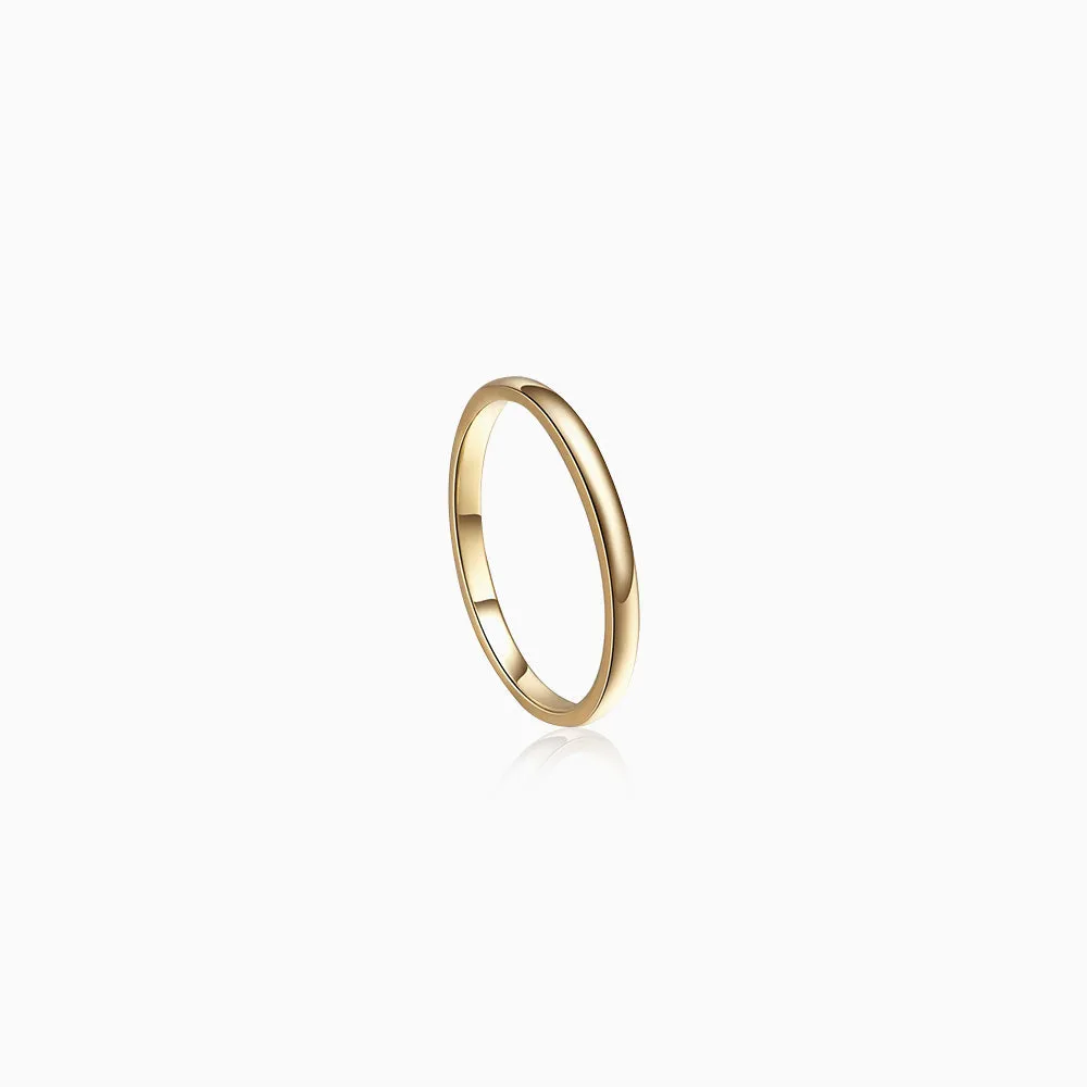 Plain Dome Band Ring