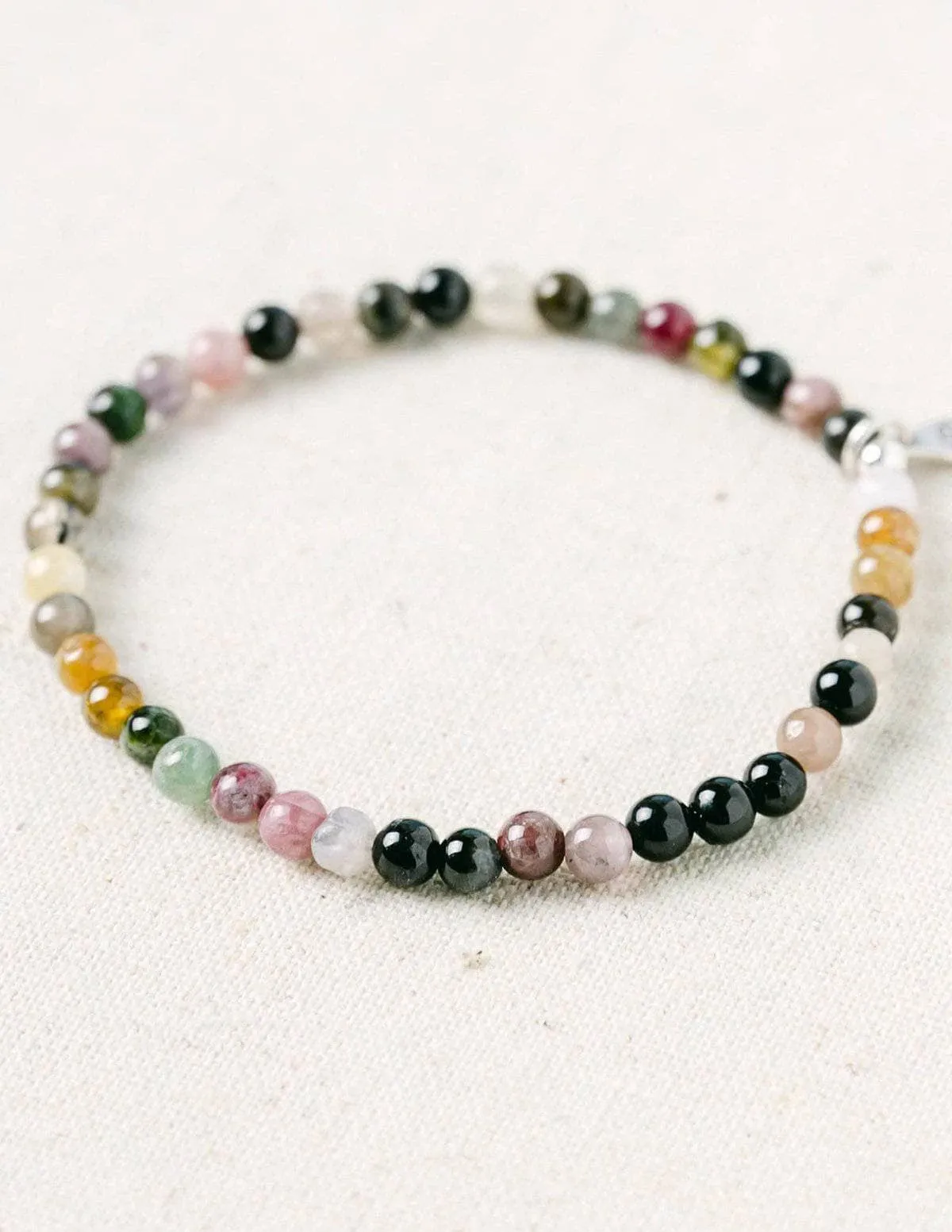Rainbow Tourmaline Mini Gemstone Bracelet