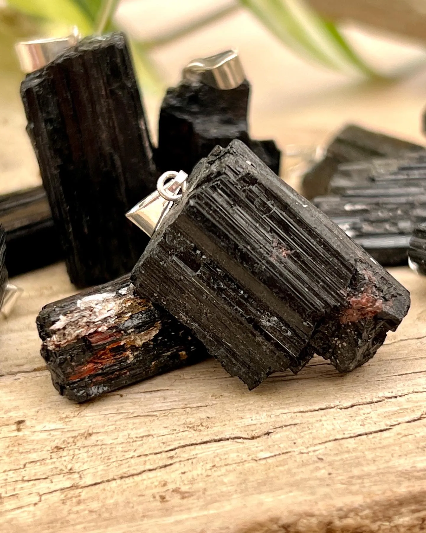 Raw Crystal Pendants