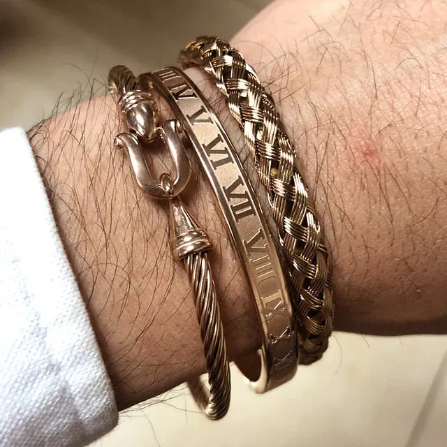 Royal Roman Men Bracelets & Bangles
