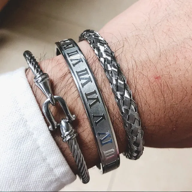 Royal Roman Men Bracelets & Bangles