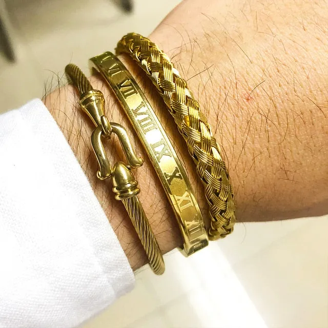 Royal Roman Men Bracelets & Bangles