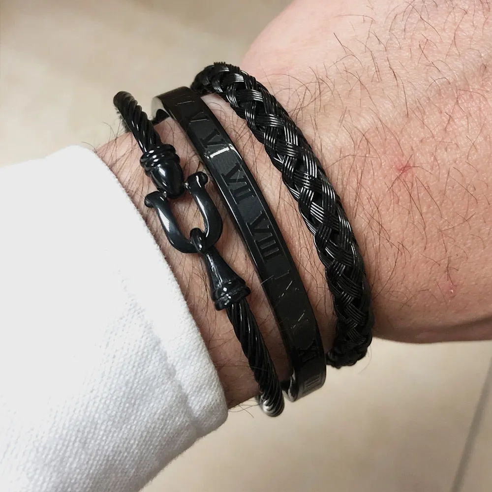 Royal Roman Men Bracelets & Bangles