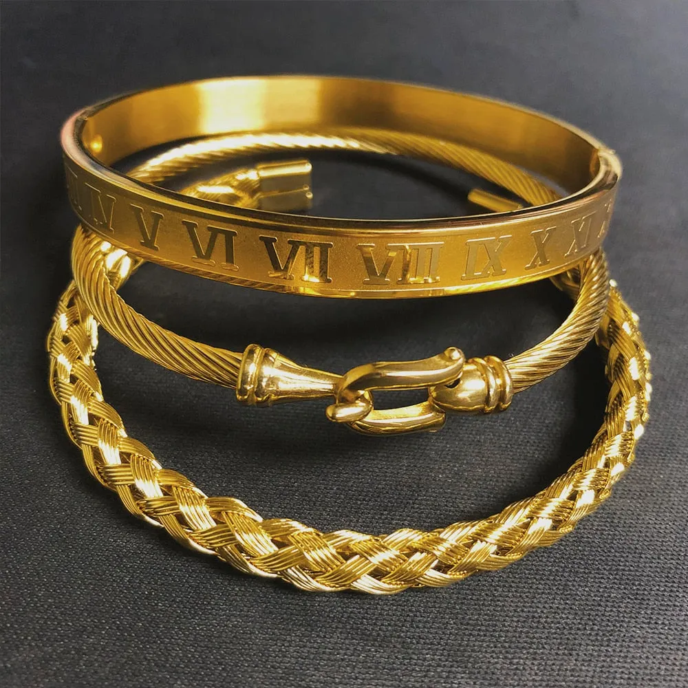 Royal Roman Men Bracelets & Bangles