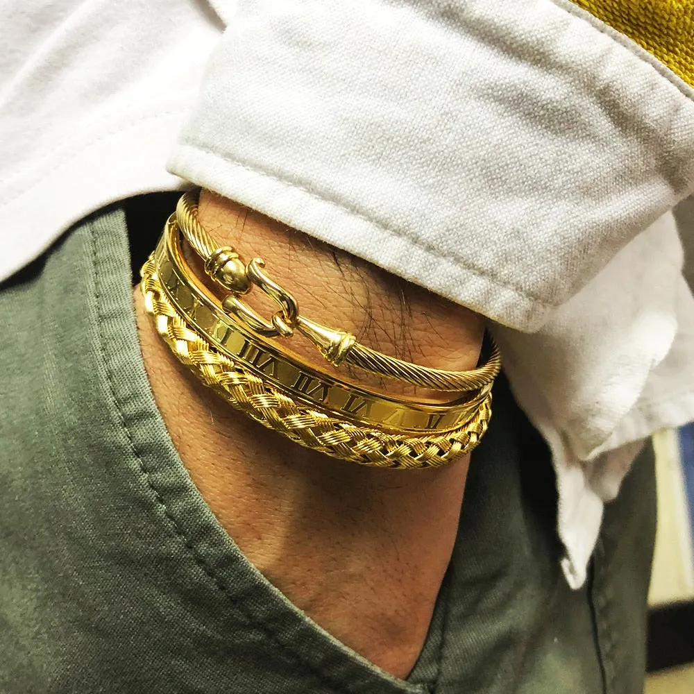 Royal Roman Men Bracelets & Bangles