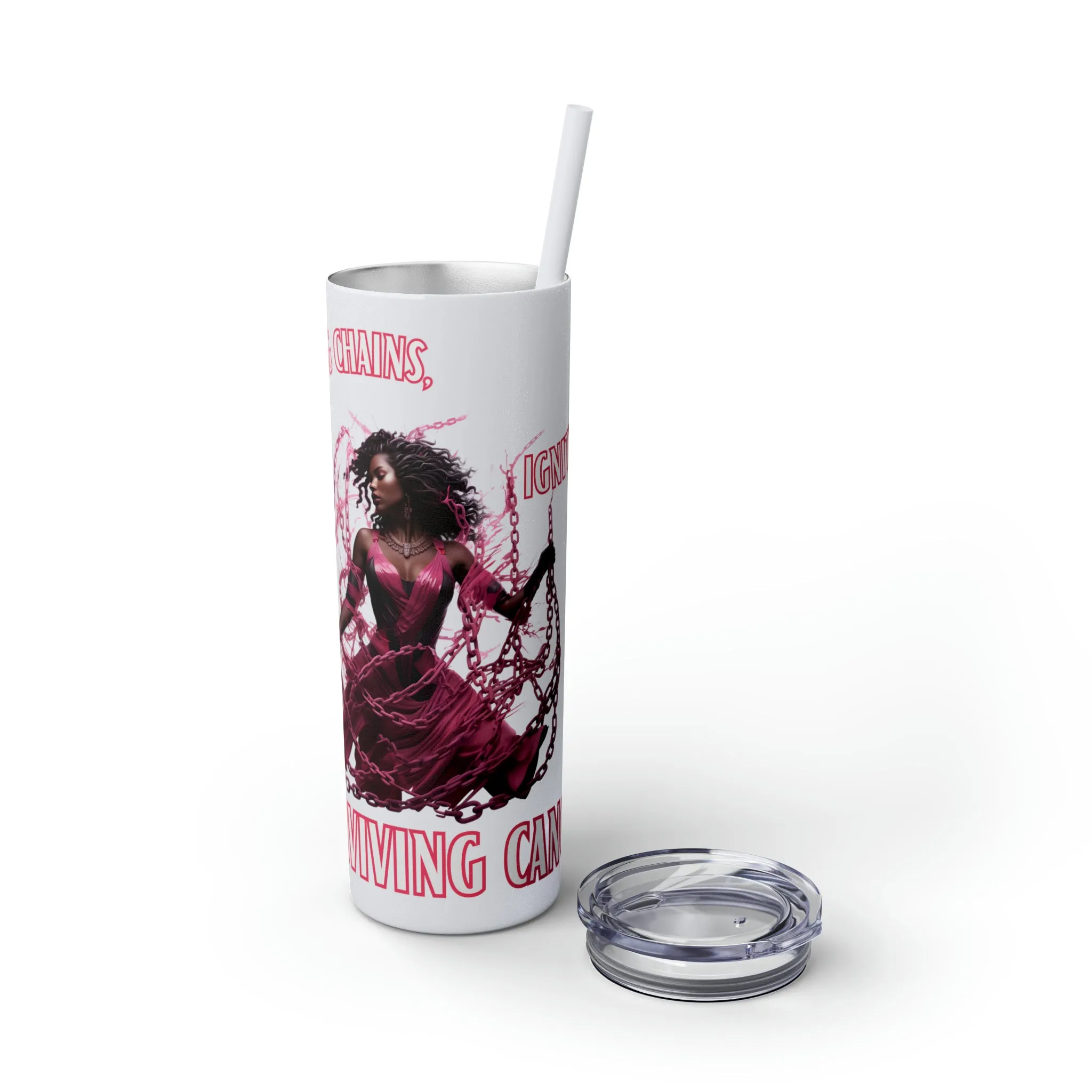 Shattering Chains Tumbler with Straw, 20oz