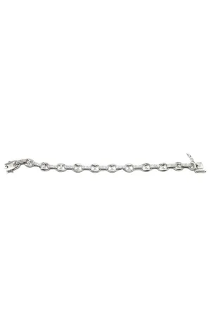 Sil. Link Tab Bracelet