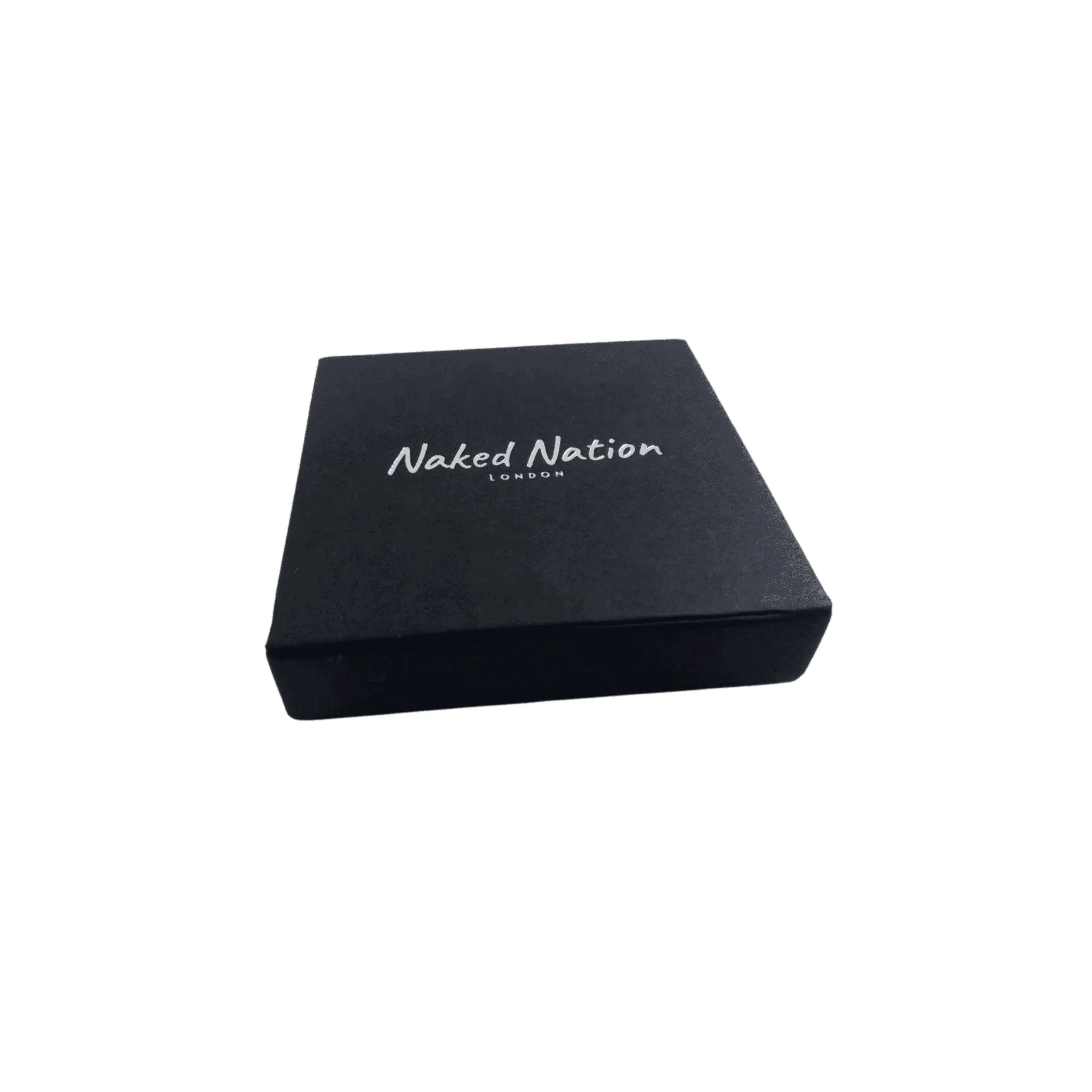 Silver Square 925 Sterling Silver Clear Stud Earrings with Luxurious Gift Box