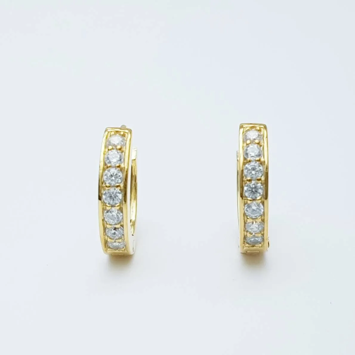 Small hoop earrings, silver huggie earrings, gold plated plain huggies, dainty hoops