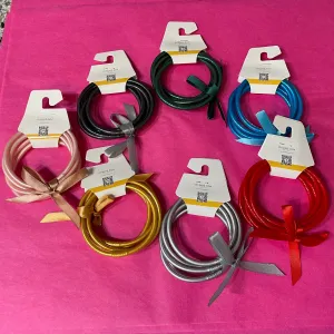 Smooth Jelly Bracelet Stacks
