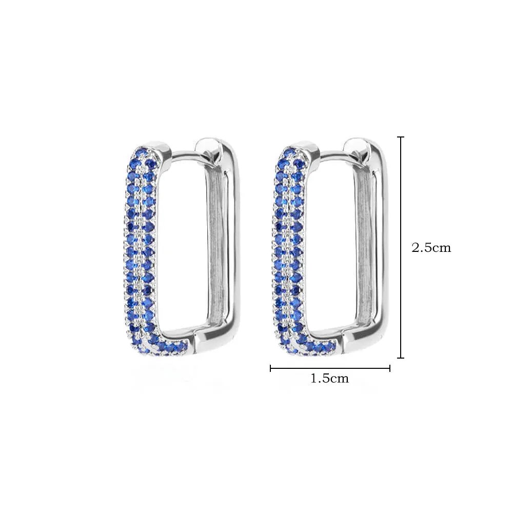 Stainless Steel Hoop Earrings for Women Luxury Gold Color