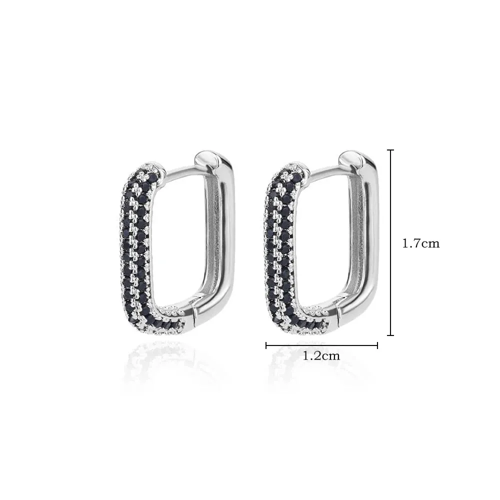 Stainless Steel Hoop Earrings for Women Luxury Gold Color