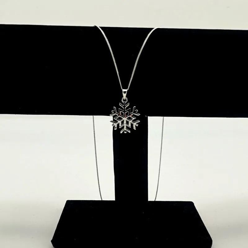 Sterling Silver Snowflake Pendant