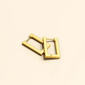 Stylish Gold Hoop Earrings
