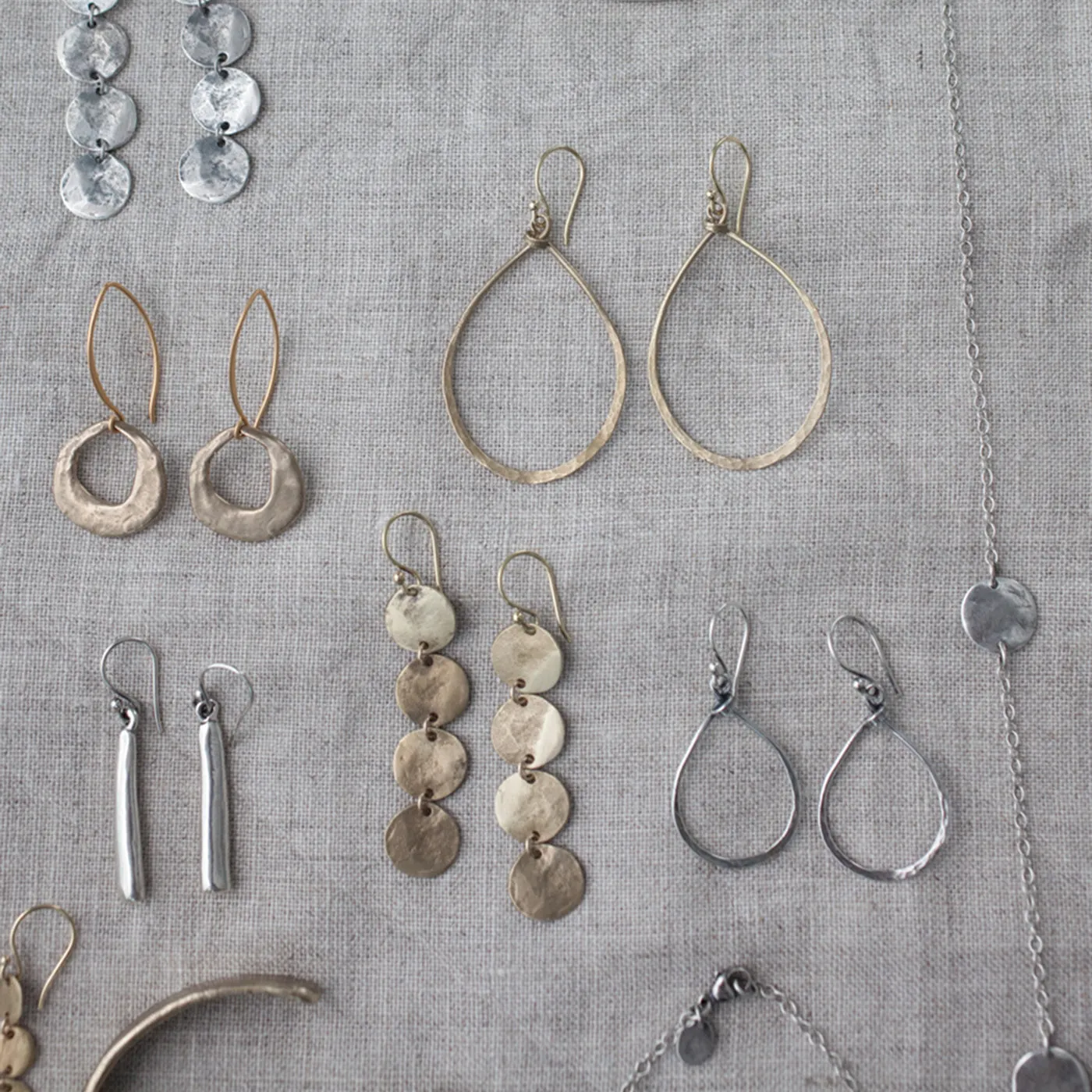 Sunrise Earrings | Bronze