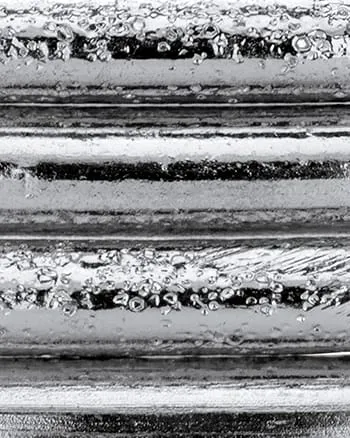 Textured and Polished 5-Piece Bangle Bracelet Set in Silvertone 9" | White