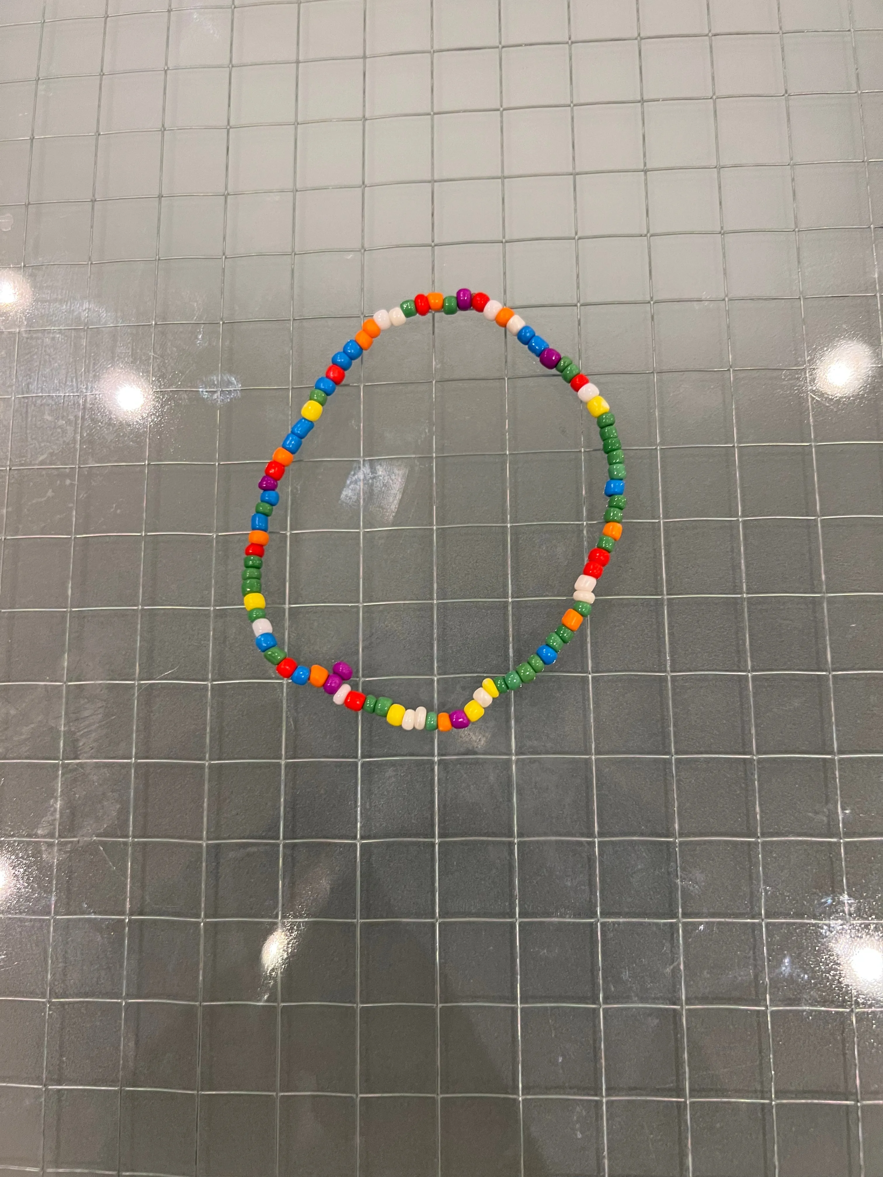 The colorful anklet
