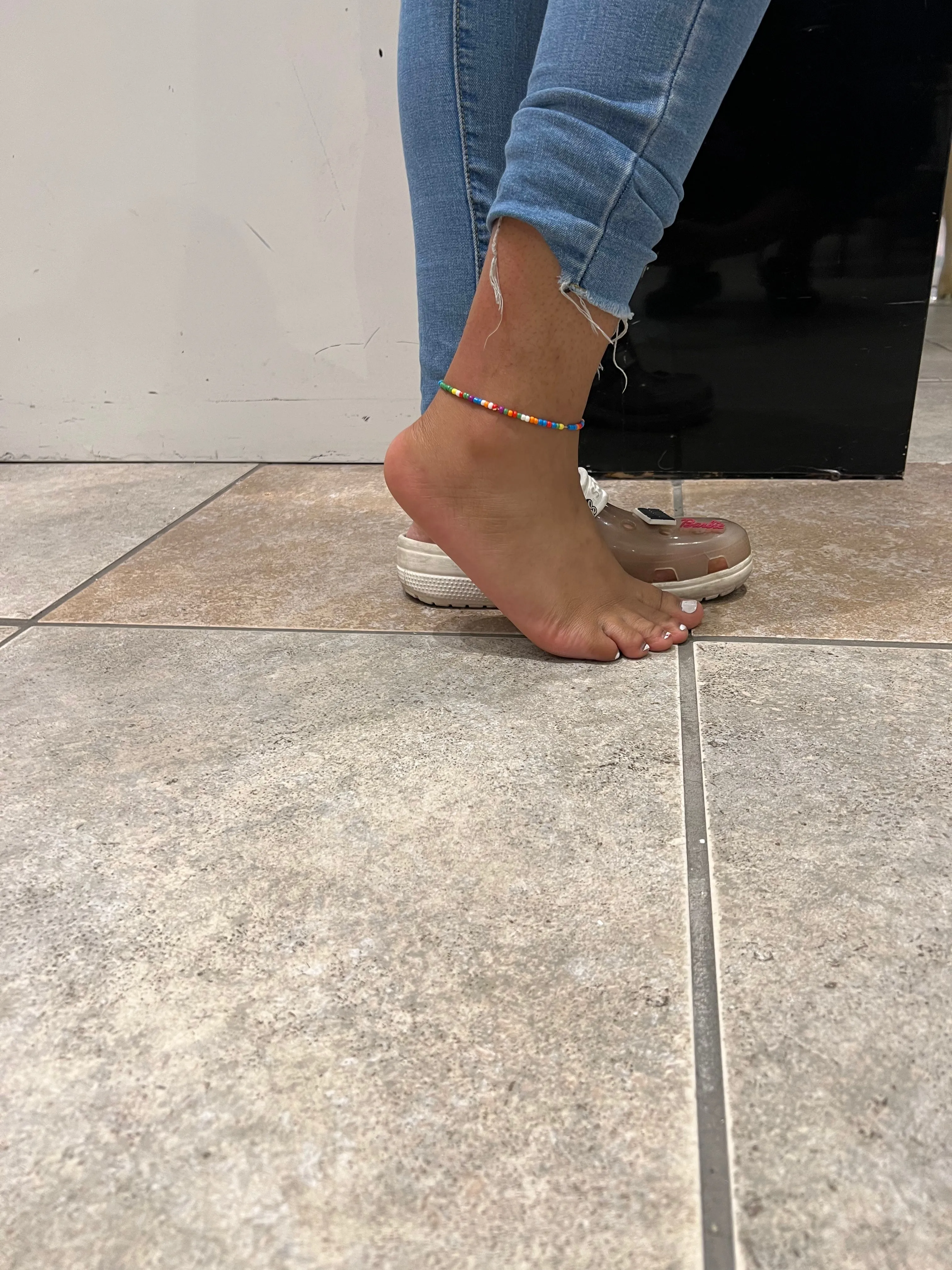 The colorful anklet