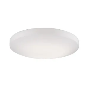 Trafalgar 15-in White LED Flush Mount