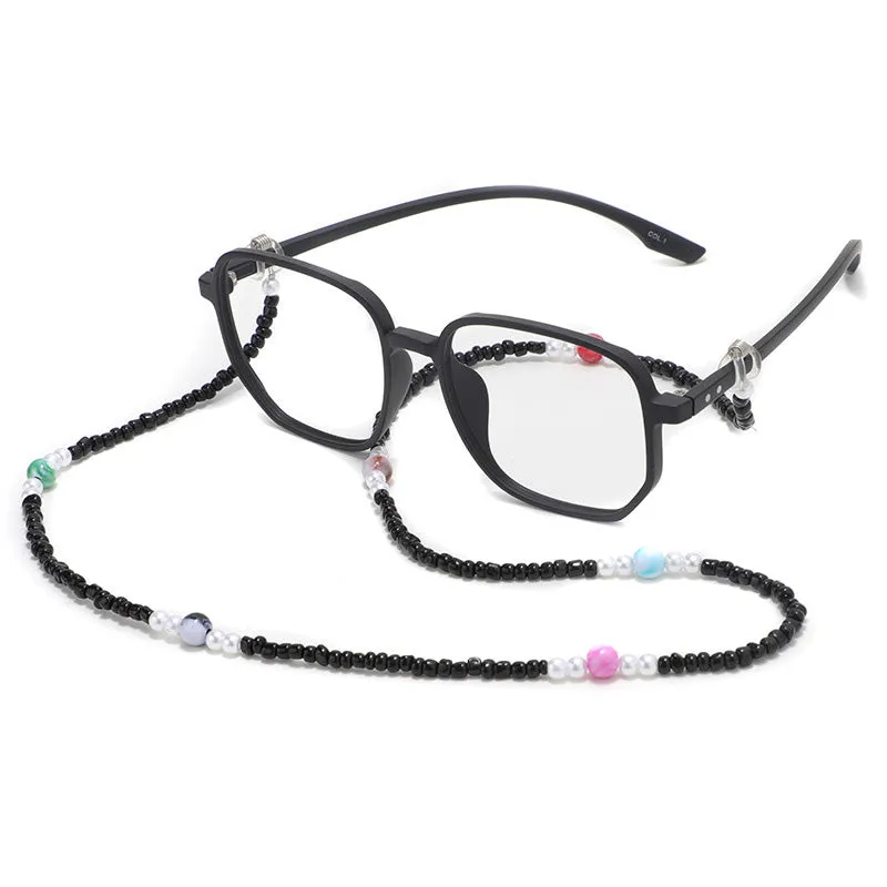 Trendy Beaded Glasses Neck Strap – Dainty Chain for Glasses JS017