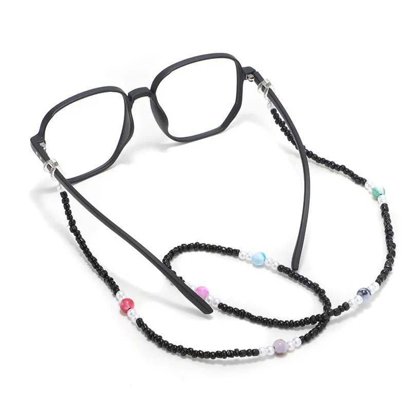 Trendy Beaded Glasses Neck Strap – Dainty Chain for Glasses JS017