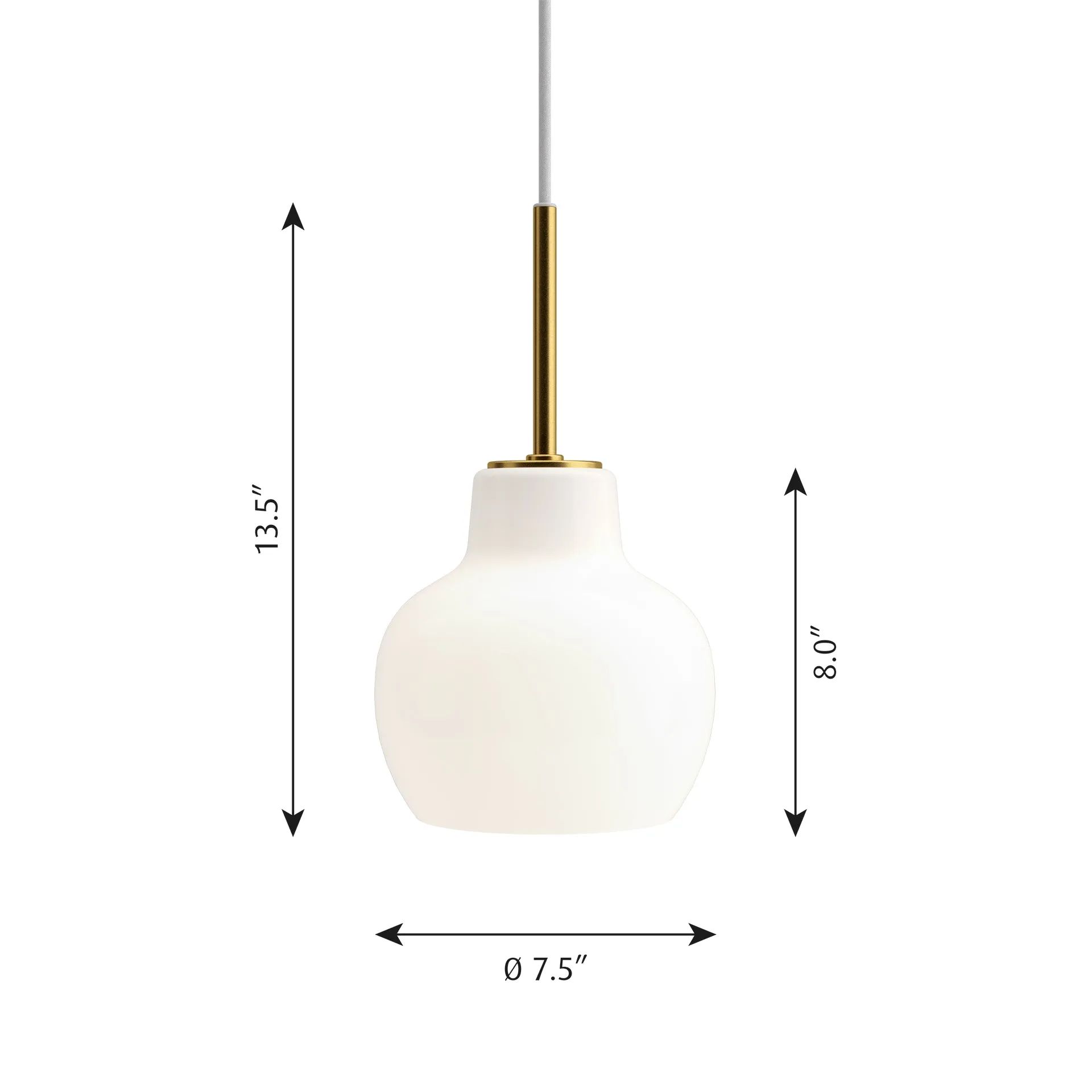 VL Ring Crown 1 Pendant by Louis Poulsen