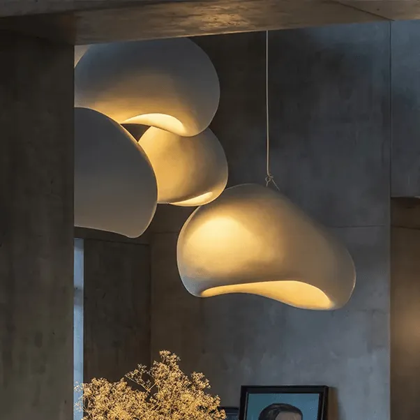 Wabi Sabi Chandelier Lamp, Pendant Lighting