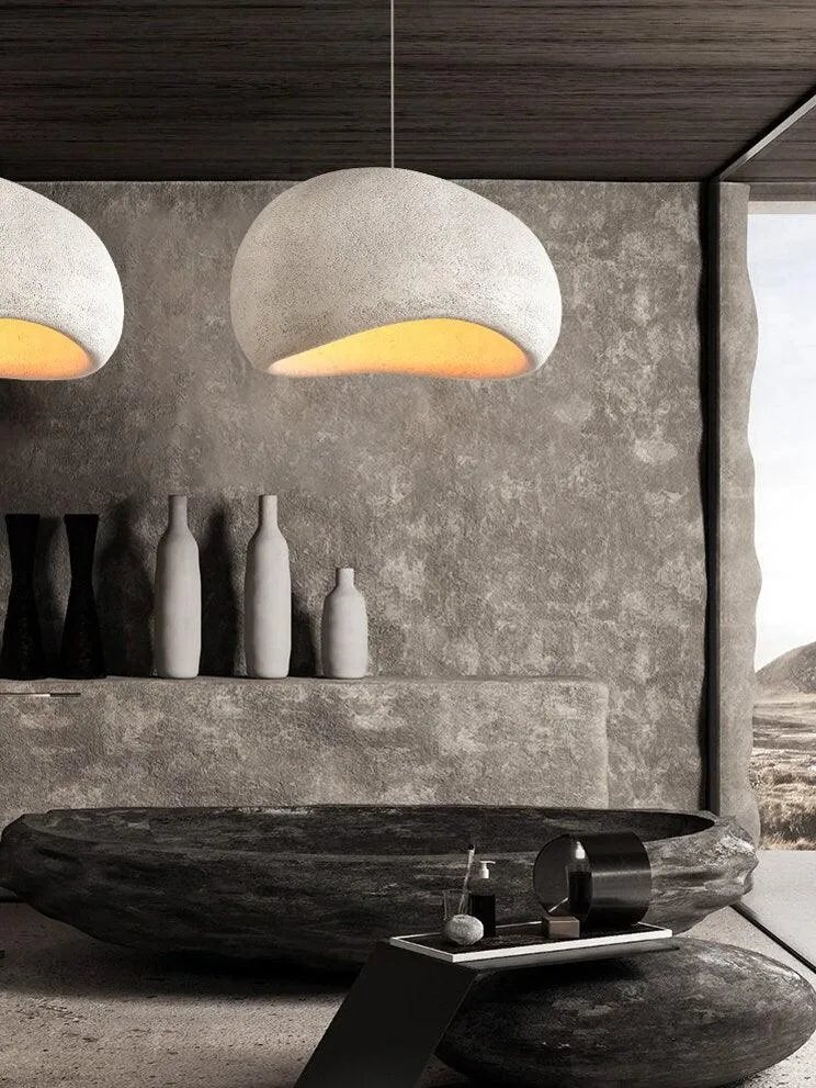 Wabi Sabi Chandelier Lamp, Pendant Lighting
