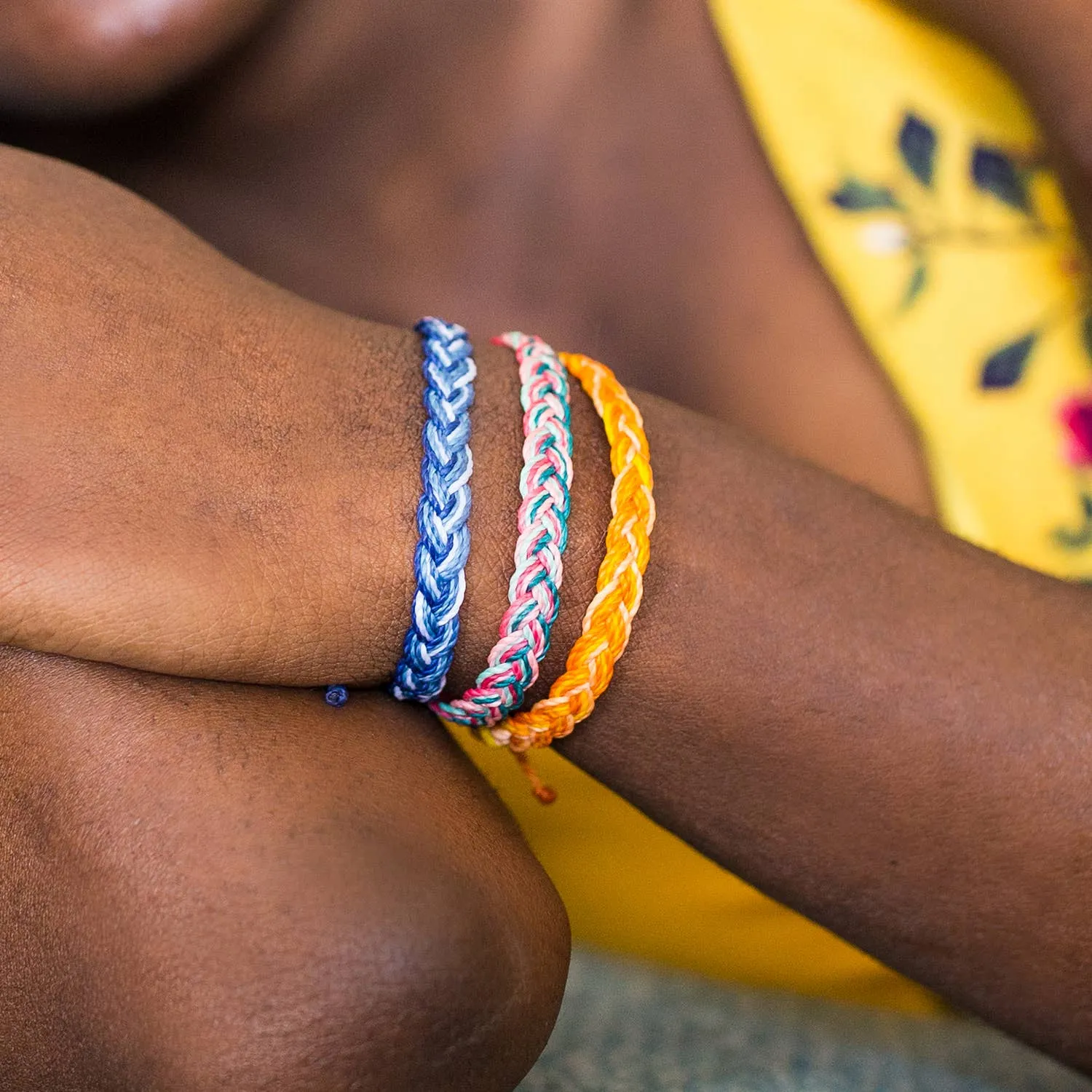 Water Elements String Bracelets: Blueberry